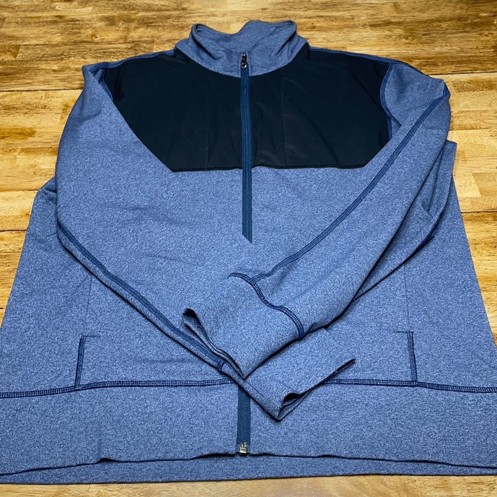 Lululemon heathered blue men’s jacket size Lg